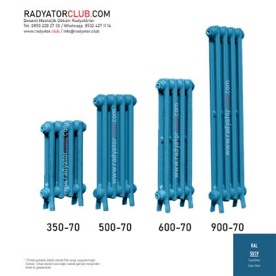 Perkolon 900-70 Dokum Radyatör Markalari 6 kolon ral 5019